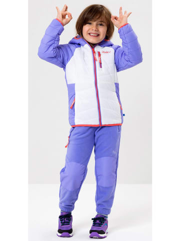 Peek U All-season doorgestikte jas "Cordelia" paars/wit