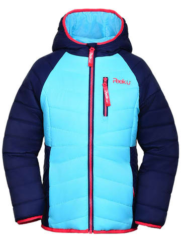 Peek U Ganzjahres-Steppjacke "Cordelia"  in Dunkelblau/ Türkis