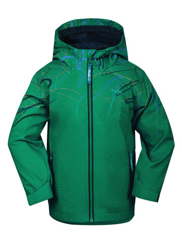 Peek U Kurtka przeciwdeszczowa "Lev" w kolorze zielonym