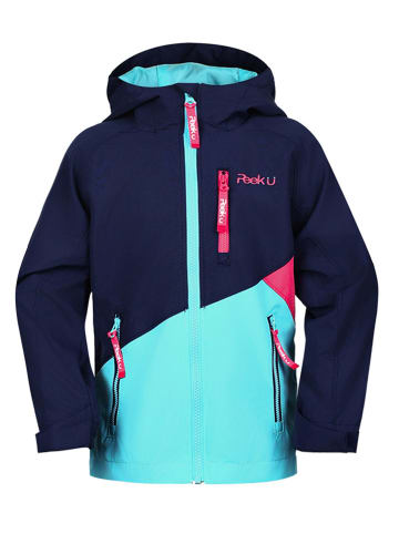 Peek U Regenjacke "Hazel" in Türkis/ Dunkelblau
