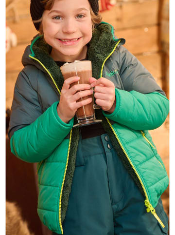 Peek U Omkeerbare doorgestikte jas "Wolf" groen