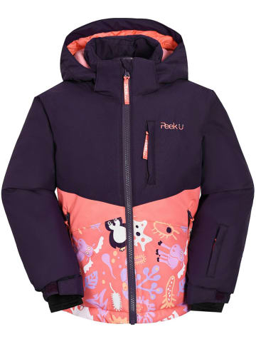 Peek U Functionele winterjas "Livia" paars/lichtroze
