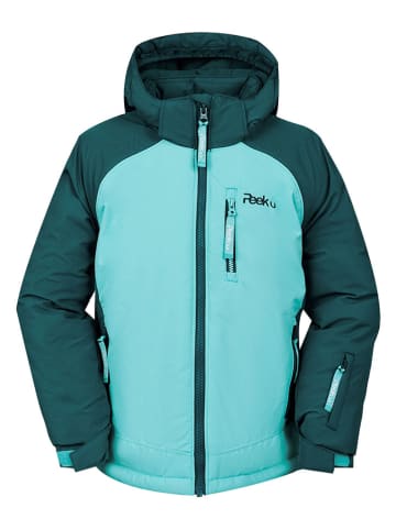Peek U Ski-/ Snowboardjacke "Litzy" in Türkis/ Grün