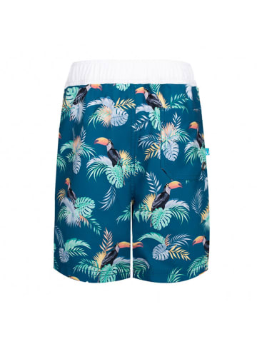 Peek U Badeshorts "Neith" in Dunkelblau/ Bunt