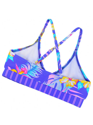 Peek U Bikini "Nixie" w kolorze niebieskim ze wzorem