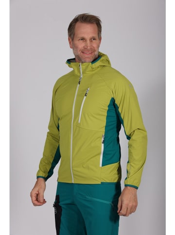 Maul Sport Softshelljas "Achenkopf 10.0" olijfgroen/petrol