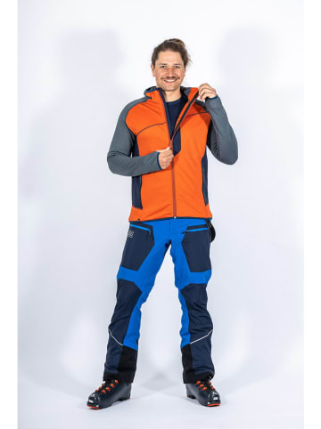 Maul Sport Fleece vest "Taufstein" oranje/antraciet