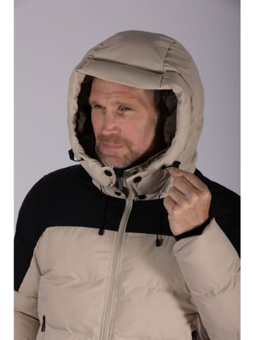Maul Sport Kurtka pikowana "Garmisch" w kolorze beżowo-czarnym