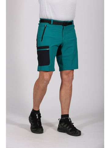 Maul Sport Bermudy trekkingowe "Doldenhorn XT" w kolorze morsko-czarnym