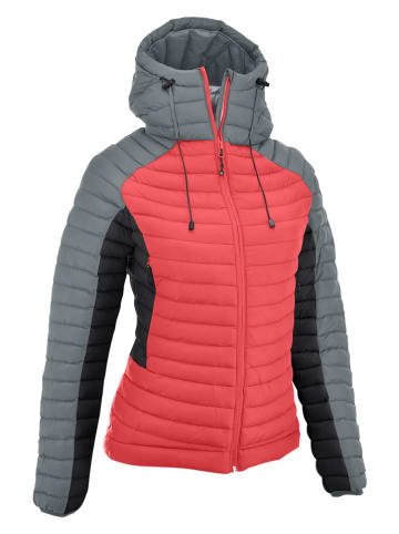 Maul Sport Steppjacke "Saas-Fee REC" in Rot/ Grau