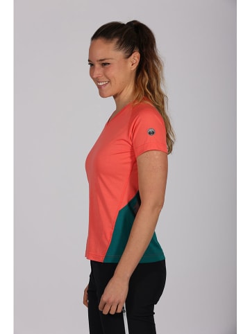 Maul Sport Koszulka funkcyjna "Soinwand 4 fresh" w kolorze różowo-turkusowym