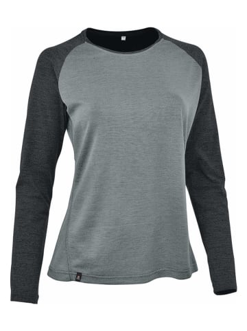 Maul Sport Functionele longsleeve "Eibelkopf fresh" grijs/zwart
