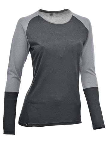 Maul Sport Functionele longsleeve "Sorpesee" grijs/antraciet