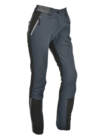 Maul Sport Funktionshose "Via delle Dee" in Anthrazit/ Schwarz