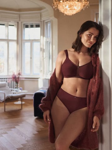 SUSA Biustonosz w kolorze bordowym