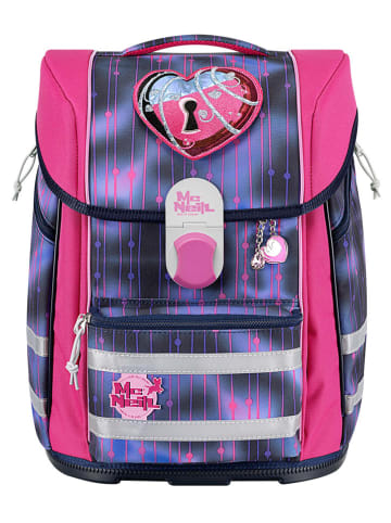 McNeill 5tlg. Schulranzen-Set "Biggy PEARL" in Lila/ Pink