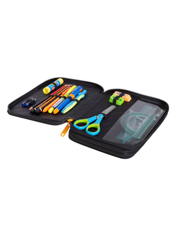 CoolPack Federmäppchen "Party Time" in Blau/ Bunt - (B)21 x (H)6 x (T)16 cm