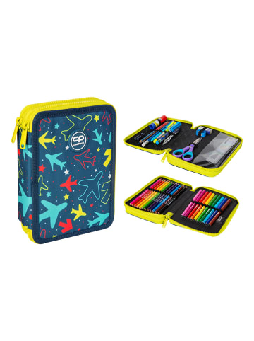 CoolPack Piórnik "Sky Flights" w kolorze niebieskim - 21 x 6 x 16 cm