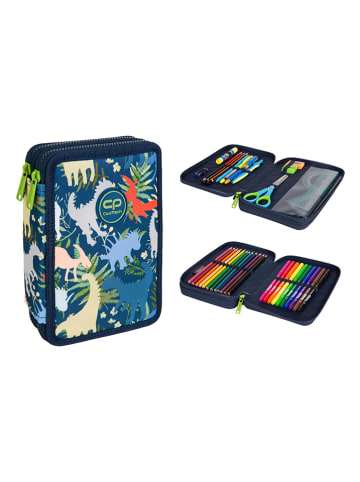 CoolPack Federmäppchen "Dino Park" in Blau/ Bunt - (B)21 x (H)6 x (T)16 cm