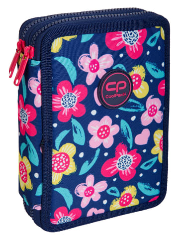 CoolPack Federmäppchen "Margaret" in Dunkelblau/ Bunt - (B)21 x (H)6 x (T)16 cm