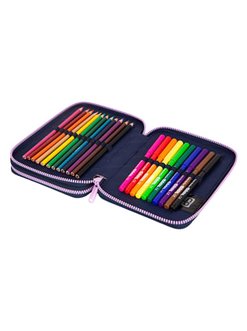 CoolPack Piórnik "Oh my Deer" w kolorze granatowym ze wzorem - 21 x 6 x 16 cm