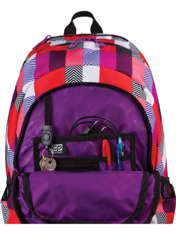 CoolPack Rucksack "Urban" in Rot/ Pink - (B)33,5 x (H)40 x (T)14,5 cm