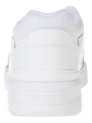 Lacoste Skórzane sneakersy w kolorze białym