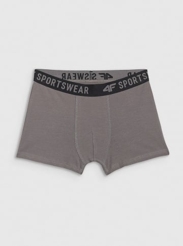 4F 3er-Set: Boxershorts in Gelb/ Grau/ Blau