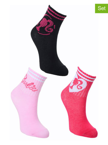 Barbie 3er-Set: Socken "Barbie" in Bunt