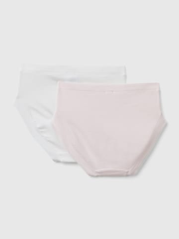Benetton 2-delige set: slips wit/lichtroze