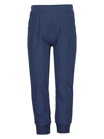 Blue Seven Pyjama in Blau/ Beige