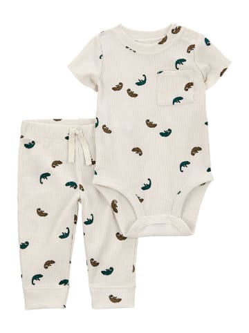 carter's 2tlg. Outfit in Creme