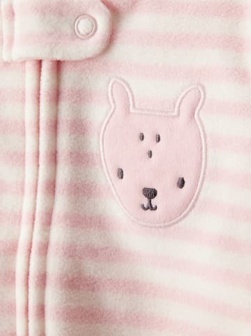 carter's Fleece-Strampler in Rosa