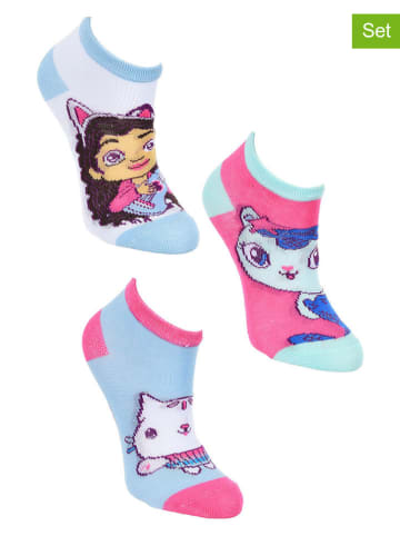 Gabby's Dollhouse 3er-Set: Socken "Gabby's Dollhouse" in Bunt