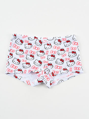 Hello Kitty Pełne majtki (2 pary) "Hello Kitty" w kolorze biało-jasnoróżowym