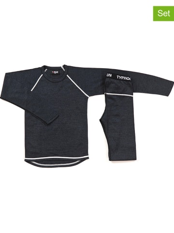 HULABALU 2-częściowy zestaw bielizny funkcyjnej w kolorze czarnym