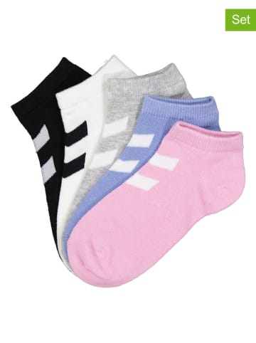 Hummel 5er-Set: Socken "Match me" in Rosa/ Bunt
