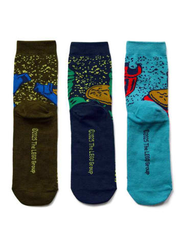 LEGO 3er-Set: Socken in Bunt