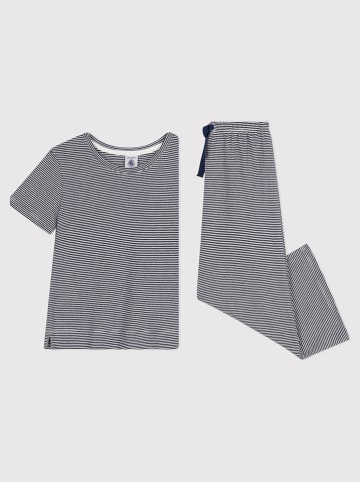 PETIT BATEAU Pyjama in Dunkelblau