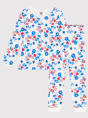 PETIT BATEAU Pyjama in Weiß