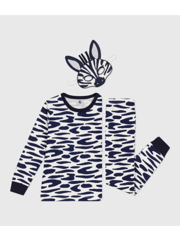 PETIT BATEAU 2-delige outfit wit/donkerblauw