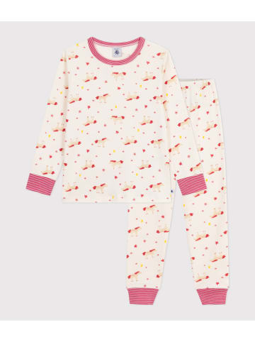 PETIT BATEAU Pyjama beige/meerkleurig