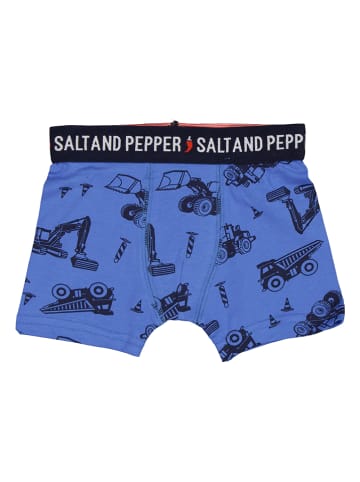 Salt and Pepper 3er-Set: Boxershorts in Blau/ Grau