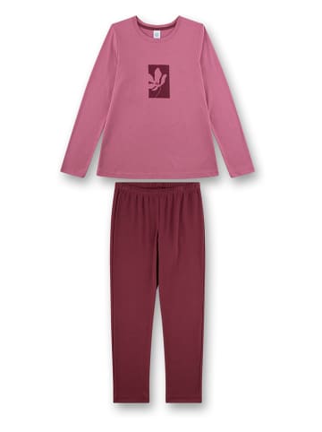 Sanetta Pyjama in Rosa/ Rot
