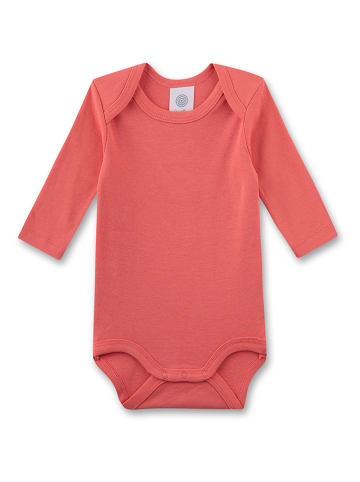 Sanetta 2er-Set: Bodys in Orange/ Weiß