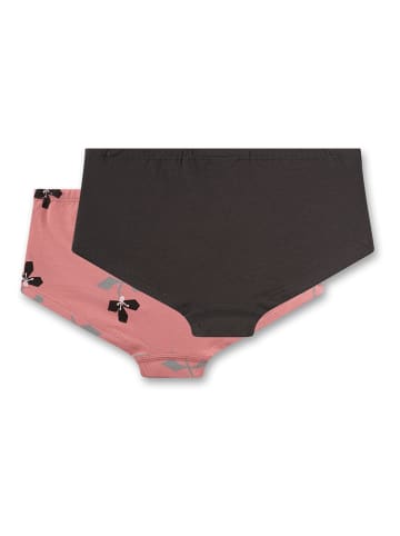 Sanetta 2er-Set: Pantys in Anthrazit/ Rosa