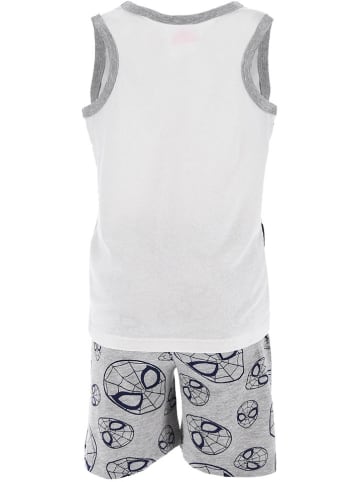 Spiderman Pyjama "Spiderman" wit/grijs