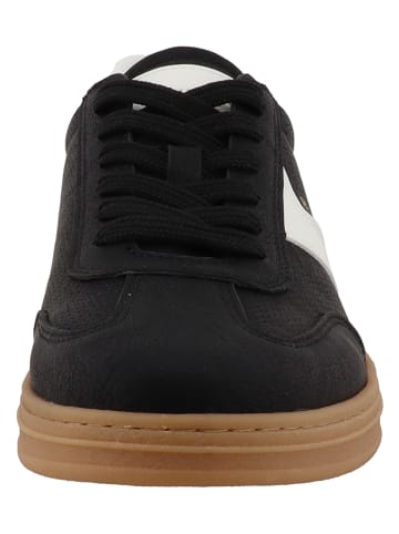 Tom Tailor Sneakers in Schwarz/ Weiß