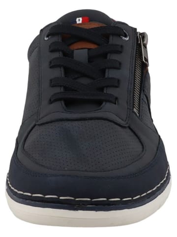 Tom Tailor Sneakers donkerblauw/lichtbruin