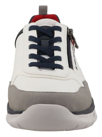 Tom Tailor Sneakersy w kolorze biało-szaro-granatowym